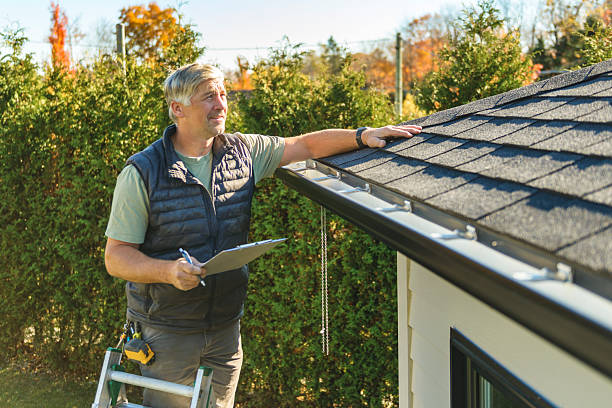 Professional Storm Damage Roof Repair technician working in Bridgewater, CT